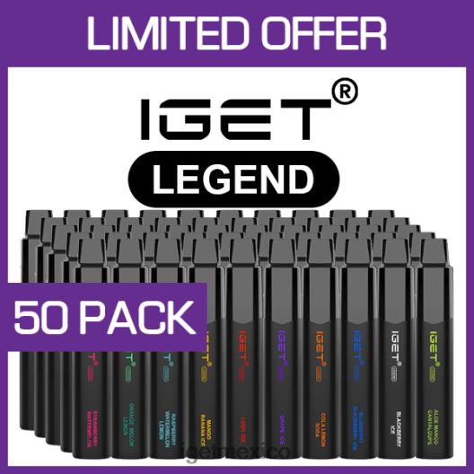 IGET Discount - legend - 4000 inhalaciones - paquete de 50 N4LF8X531