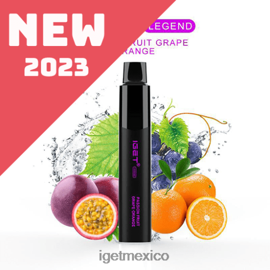 IGET Vape Sale - leyenda - 4000 inhalaciones N4LF8X648 maracuyá uva naranja
