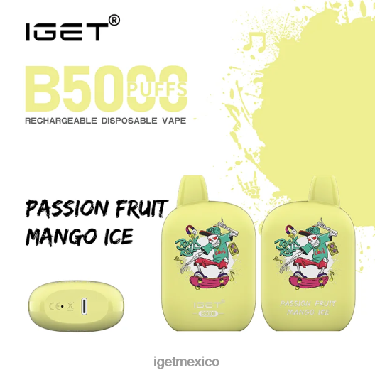 IGET Vape Sale - obtener b5000 N4LF8X312 hielo de mango y maracuyá