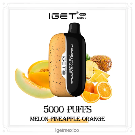 IGET Vape Online - luna 5000 inhalaciones N4LF8X223 melón piña naranja